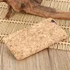 Eco-friendly Cheap Cork Wood Grain Style Phone Case for iPhone 6 plus Blank Wood Custom Design Cover