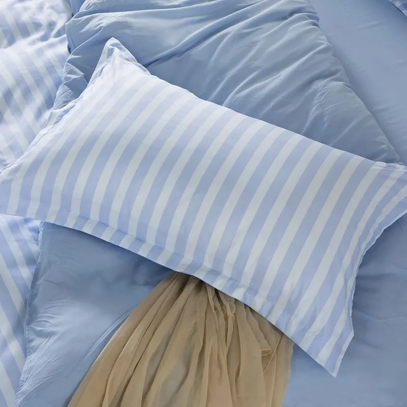 Adult bedding set Brief style stripe duvet cover set bed linen bedclothes 3or 4pcs/set bed cotton set quilt cover bedspread.
