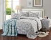 Factory cheap price cotton King size jacquard bed cover
