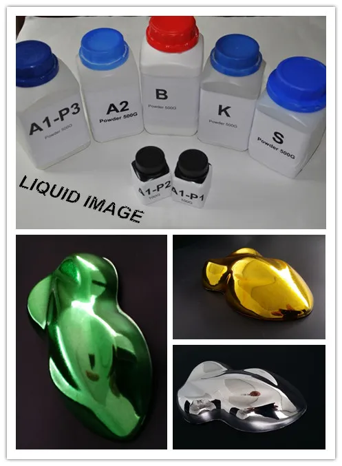 Chrome paint plating system machine with spray guns