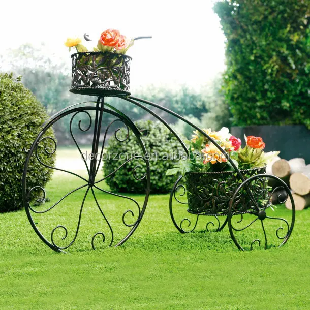 Wrought Iron Flower Pots Bicycle Plant Stand Buy Bicycle Stand,Flower