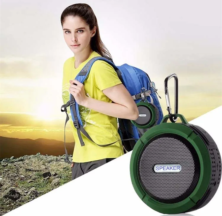 Amazon Best Selling Bluetooths Active Speaker for Smart Phone Outdoor Sport Portable C6 Waterproof Speaker - ANKUX.COM