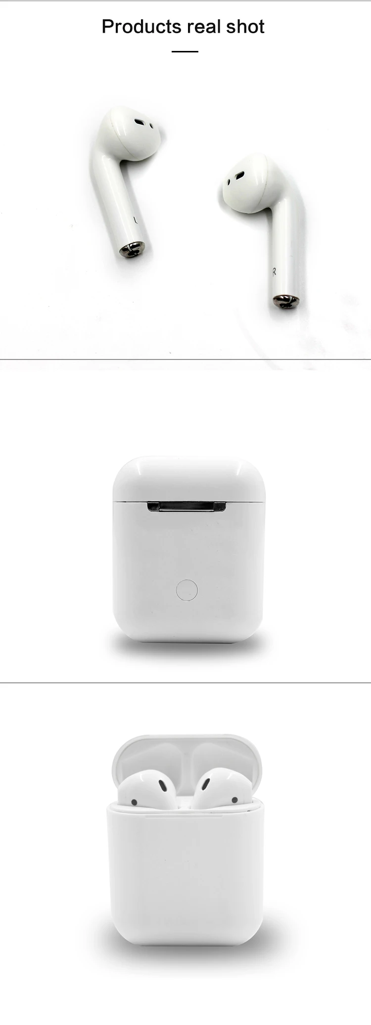 i200 TWS Bluetooth V5.0 headphone paring animation pop-up window Airoha 1524 1536 chip - ANKUX.COM