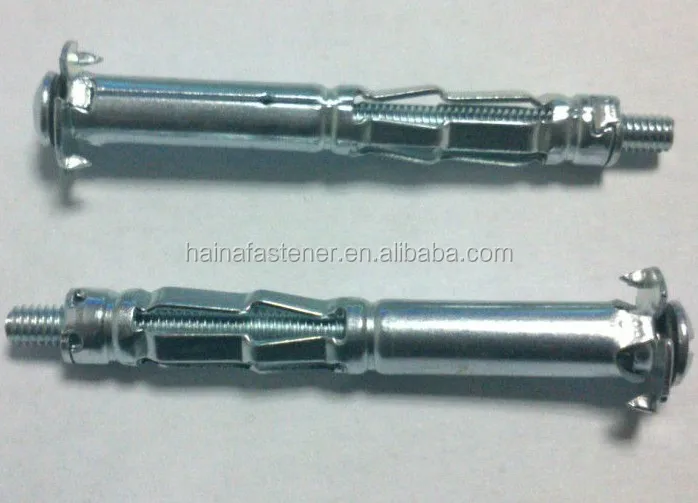 1/8" Hollow Wall Anchors With Screws,Wall Plug Anchor,Stainless Steel