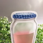 Small bag for nuts Review Mason jar plastic zipper bag/pouch Mason jar plastic stand up pouch