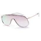 2019 Fashion Siamese design Sunglasses Own Brand Name Sun Glasses For Men And Women