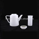 China factory non-toxic modern designed clear glass teapot personalized tea cup saucer set