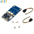 Mini PCI-E PCIe to 2* USB 2.0 5Pin Converter Adapter Card with Dual USB Extension Cable