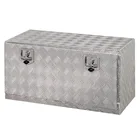 OEM custom size aluminum pickup truck trunk bed tool box underbody trailer storage+lock