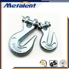 Forged self color shank hook rigging hardware galvanized shank hook