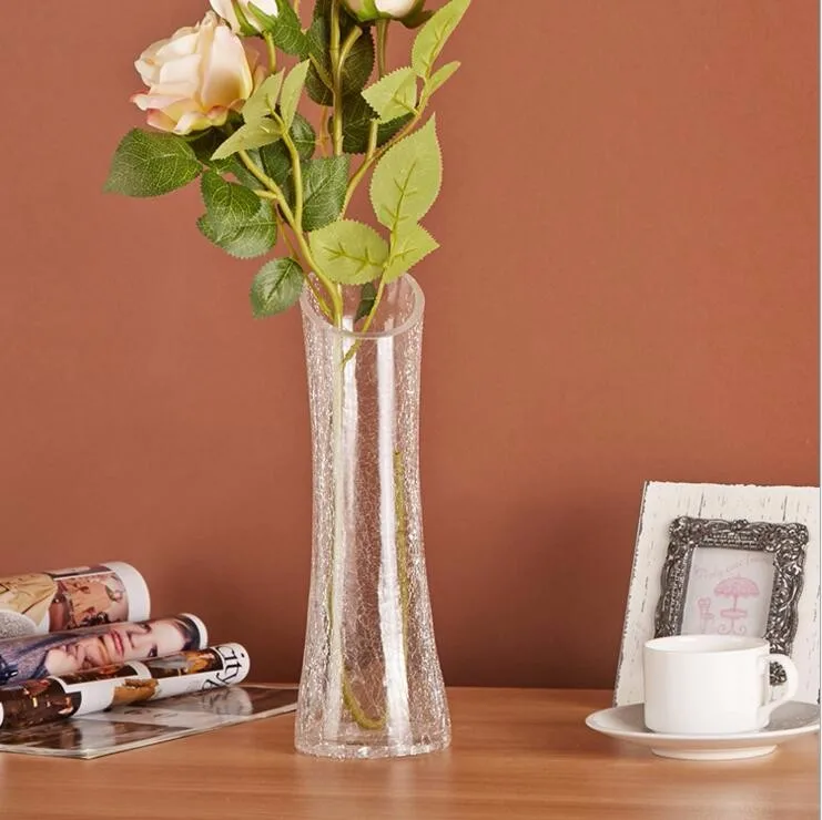 Wholesale Flower Shape Tall Slim Glass Vase Buy Flower Shape