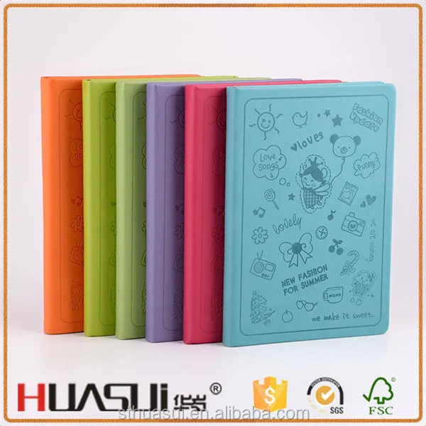 gift soft pu cover leather customized souvenir notebook