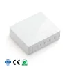 Fiber to the home 4 core 4 port SC/LC junction socket fiber optic faceplate with mini splice tray
