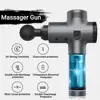 New Body Muscle Massager Electric Vibrating Therapy Guns LED Deep Tissue Sport Massage Machine Relax Massager 3600r/min with Bag