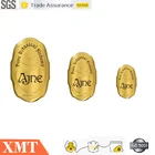 Brand new electroforming nickel label economic customized metal brand logo maker dress labels