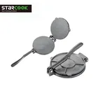 Soft Taco Cast Iron Pancake Mould Kitchen Appliance Tortilla press
