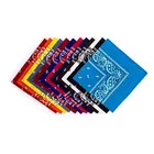 Unisex 100% cotton 55x55cm Pirate headpiece Bandana logo customized