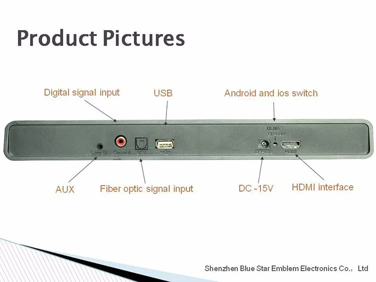 2.1ワイヤレスbluetoothサウンドバー用屋内使用としてホームシアター仕入れ・メーカー・工場