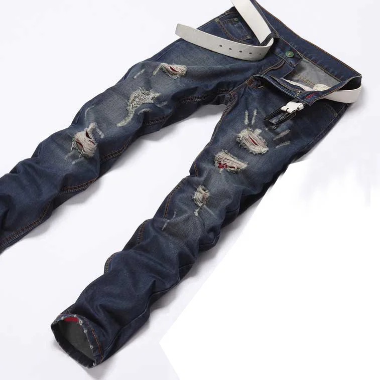 2014 hole jeans men ripped jeans men fashion designer dsq brand men jeans denim pants trousers hot-selling