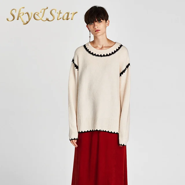 fashion design women plus size pullover knit oversized cashmere