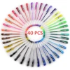 Unique Colors Gel Ball Pens 200 Gel Pens Coloring Set Glitter Neon Classic Pens for Coloring Books Drawing Painting Writing