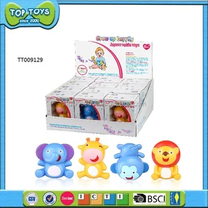 2016 new products baby gift set animal plastic toy baby rattle