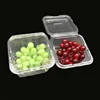 good quality PET disposable blister food clear plastic dry fruit box with lid