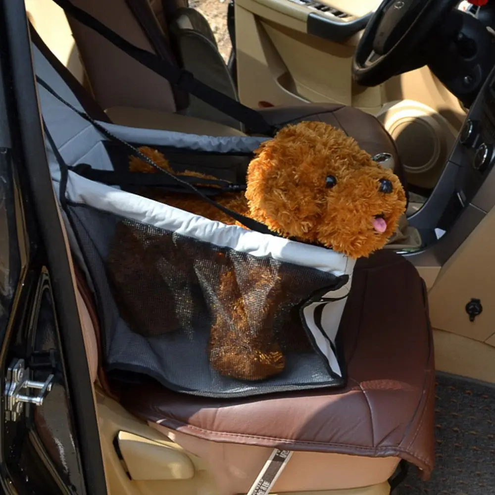 2016 new high quality Foldable Pet Dog Cat Car Crate Lookout Booster Seat Bag Carrier Travel Bed