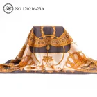 Luxurious Pure High Quality Imported Oversize Silk Square digital printed Shawl Scarves