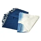Enterprise Shawl BLUE PHOENIX 100% Wool Pashmina Scarf Shawl Gradation Women Hijab Doubai Muslim