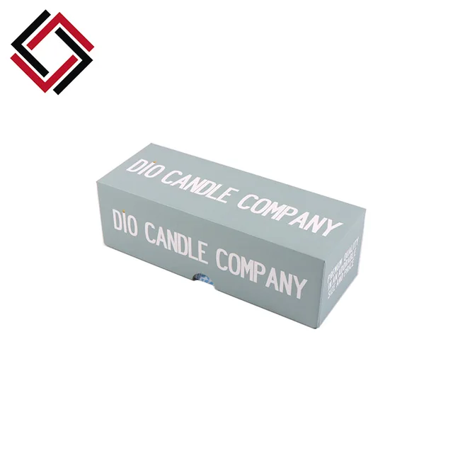 custom cardboard candle packaging box for gift packing