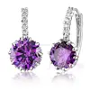 Cubic zirconia old fashion gold earring women accessories