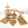 /product-detail/7-disk-pcs-gold-wedding-set-crystal-cake-tray-metal-cupcake-cake-stand-62061888385.html