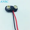 Custom Made Wholesale T Type 9V Battery Snap Connector Clip Lead Wires Holder