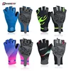 Darevie Half Finger Gel Padded Gloves Cycling Breathable Bike Gloves Shockproof MTB Bicycling Road cycling gloves custom
