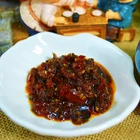 Chinese flavor mushroom red chilli paste with glass bottle