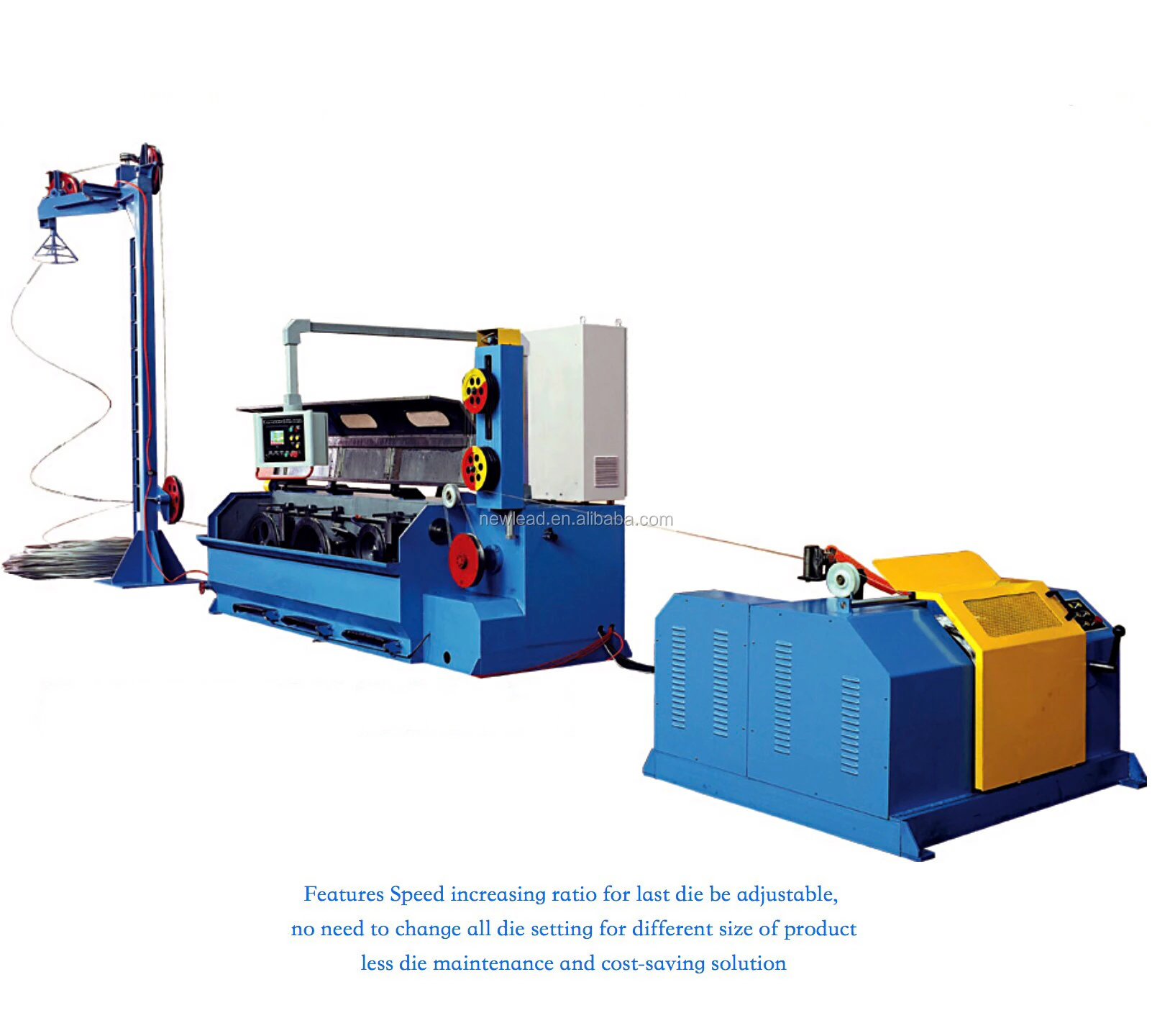 Aluminium Rod Rewinding Machine Coiling Machine Wire Winding Machine