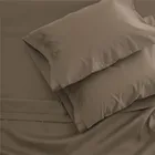 Modern home microfiber high quality 4 piece full bed sheets sets