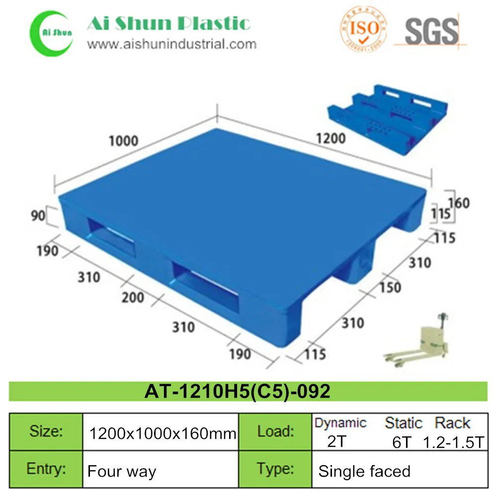 なし。 ラックマウント型フラット92top1200x1000ユーロプラスチックパレット-パレット問屋・仕入れ・卸・卸売り