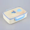 Small Size Multi Functional Children Plastic Box lunch box with 3 diverers
