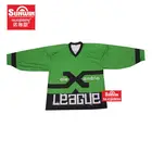 Design you own ice Small MOQ wholesale blank hockey jersey hoodie