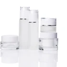 clean cosmetic packaging set 20ml 30ml 40ml 50ml 60ml 80ml 100ml glass bottles and jars