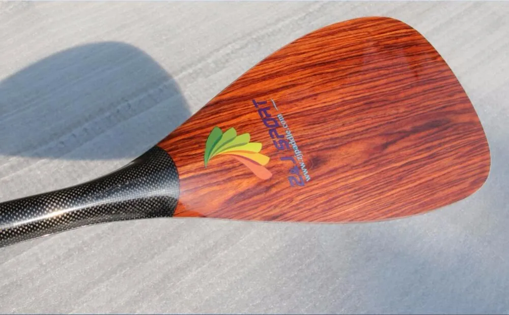 Hybrid Wood Outrigger Canoe Paddle/wooden Steering Oc Paddle For Sale