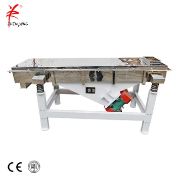 Linear motion fine sand vibrating screen square vibratory screening machine