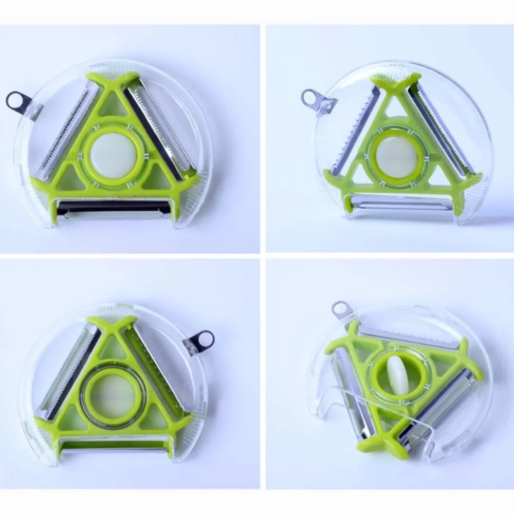 Multifunctional 3 in 1 Kitchen Peeler Grater Slicer Cooking Tools Vegetable Potato Peeler Zester Cutter Rotatable Utensil KC1072