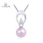 New Product 2019 Silver Steel Simple Hollow Custom Lucky Chain Necklace Women's
