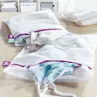 Polyester net mesh wash bag custom mesh laundry bag