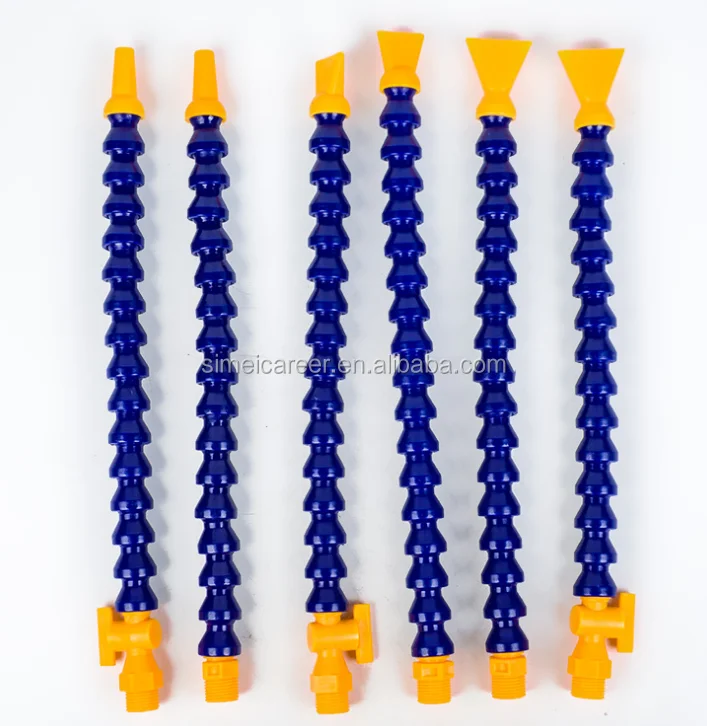 uxcell Milling 12 Long 1//4PT Thread Switch Flexible Oil Coolant Pipe Hose