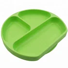 Feeding Bowls Dishes for Kids BPA Free Custom Silicone Suction Plate for Toddlers, Fits Most Highchair Trays