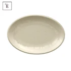 Blank Christmas Melamine Dish Plastic Oval Shape Customised Plate